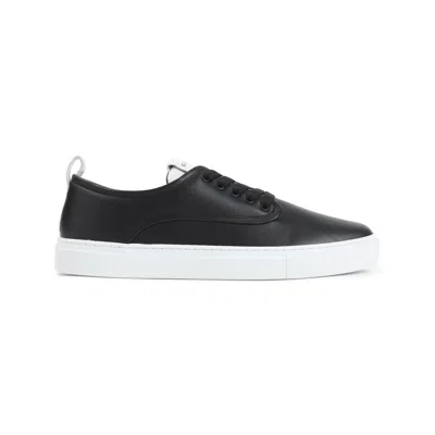 Givenchy New City Leather Low Sneakers Shoes In Black