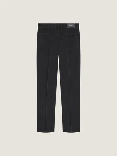 Givenchy Couture Seam Straight Fit Shadow Washed Jeans In Black