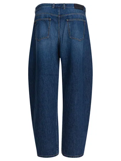 Givenchy Washed Wide-leg Jeans In Blue