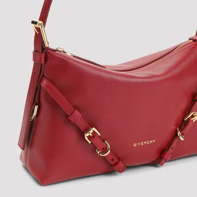 Givenchy Mini Voyou Buckle-detail Leather Tote Bag In Red