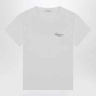 Givenchy White T-shirt With Logo Print In White