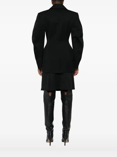 Givenchy Wool Single-breasted Jacket In Black