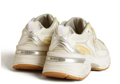 Golden Goose Lightstar Net Mixed Leather Runner Sneakers