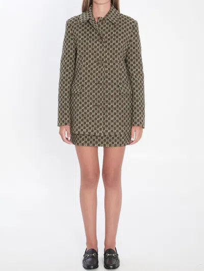 Gucci Gg Bouclé Cotton Jacket