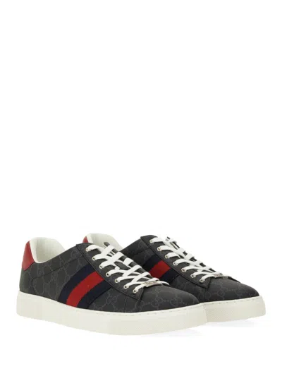 Gucci Jacquard Fabric Low-top Sneakers In Multi