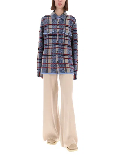 Guest In Residence Plaid Work Shirt In Brown