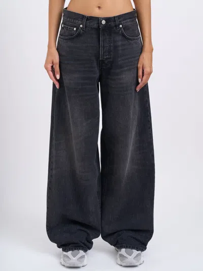 Haikure Bethany Straight Jeans Belt Loops In Gray