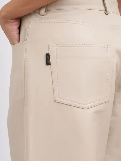 Haikure Ivory Wide Leg Trousers