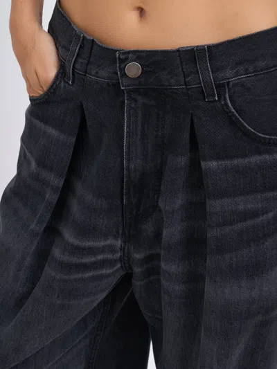 Haikure Candy High-rise Wide-leg Jeans In Black