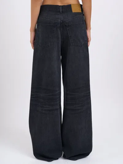 Haikure Candy High-rise Wide-leg Jeans In Black
