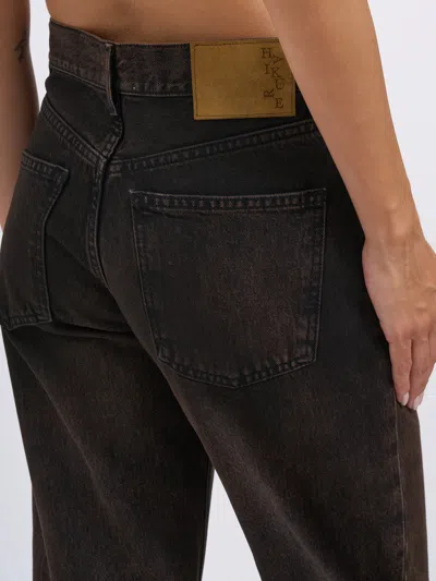 Haikure Brown Vintage Effect Korea Jeans In Multi