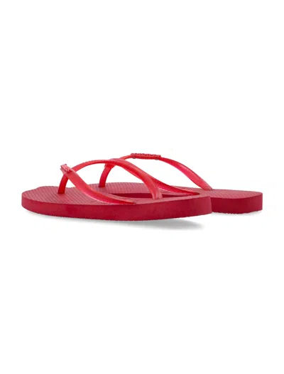 Havaianas Slim Split Flip-flops In Red