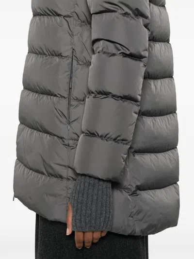 Herno "a-shape Chamonix" Jacket In Gray