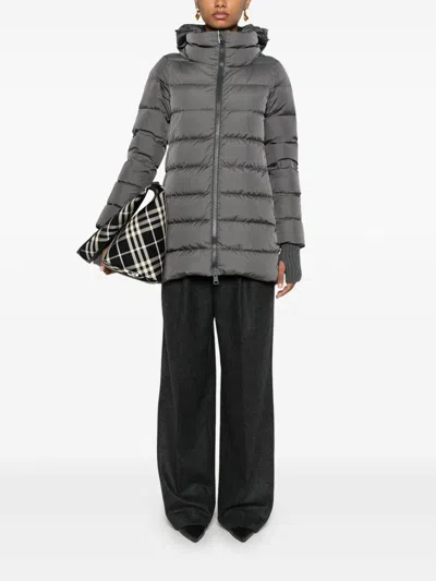 Herno "a-shape Chamonix" Jacket In Gray