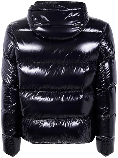 Herno "bomber Gloss" Jacket In Black