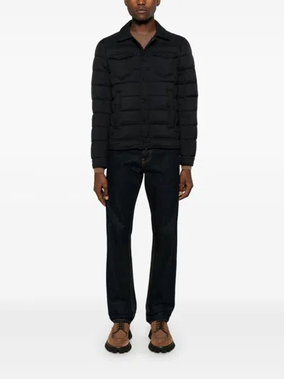 Herno La Camicia Quilted Nylon Down Jacket In Black