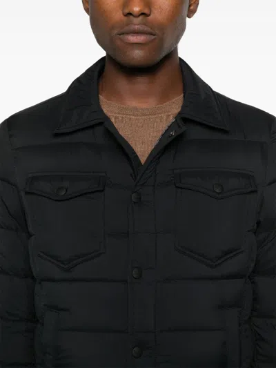 Herno La Camicia Quilted Nylon Down Jacket In Black