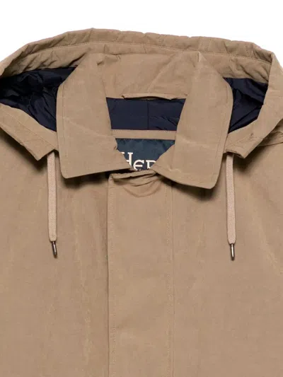 Herno Long Parka In Technical Fabric