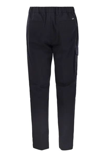Herno Pure Cotton Resort Cargo Trousers