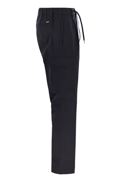 Herno Pure Cotton Resort Cargo Trousers
