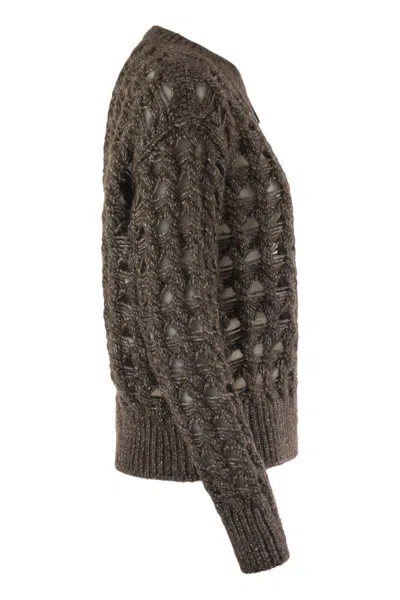 Herno Resort Jumper In Alpaca And Wool In Green