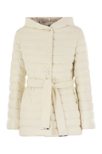 Herno Silk And Cashmere Kimono Jacket In Neutral