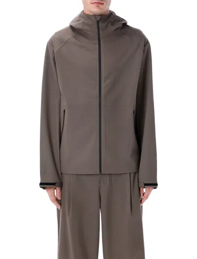 Hiking Patrol Waypoint Ripstop Hooded Jacket In Brown