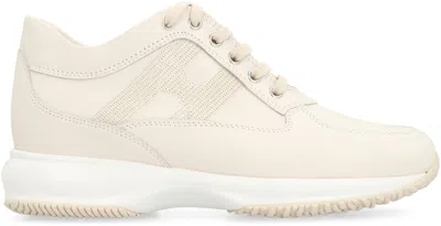Hogan Interactive Low-top Sneakers In Neutral