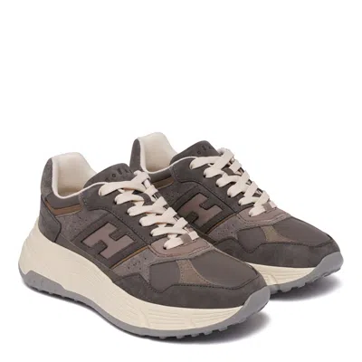 Hogan Leather Sneaker In Multi