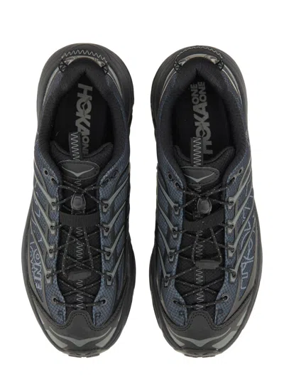 Hoka One One Black Sneakers In Animal Print