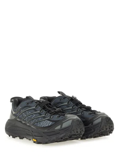 Hoka One One Black Sneakers In Animal Print