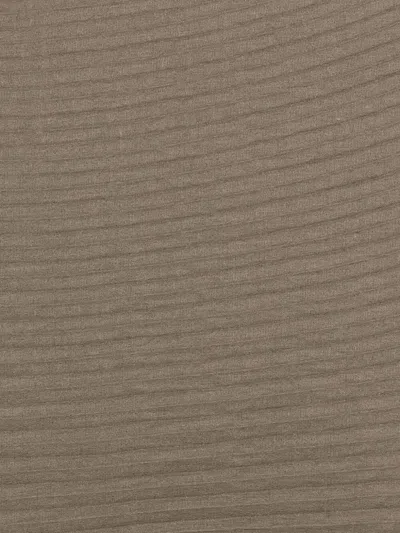 Homme Plisse "pleats" Silky Wool Stole In Brown