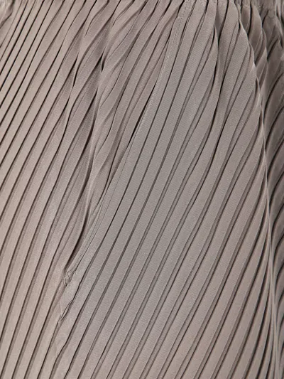 Homme Plisse "soft Fold Pleats" Trousers In Gray