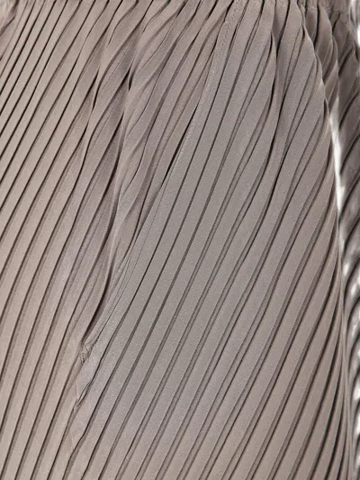 Homme Plisse "soft Fold Pleats" Trousers In Gray
