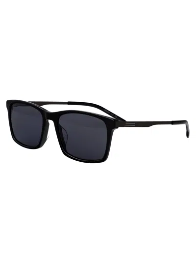 Hugo Boss Black Acetate Sunglasses In Black
