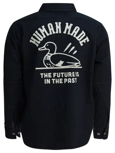 Human Made Work Printed Jacket In Black