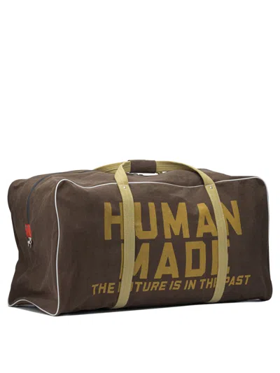 Human Made Large Boston Duffel Bag In Brown