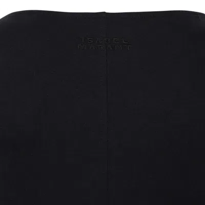Isabel Marant Black Cotton T-shirt In Blue