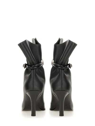 Isabel Marant Black Leather Heel In Black