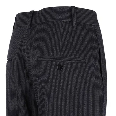 Isabel Marant Ritana Straight Trousers In Cool Virgin Wool Black