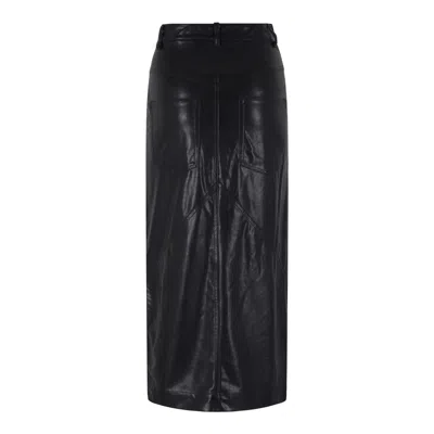 Isabel Marant Étoile Isabel Marant Etoile Black Polyester Skirt In Blue