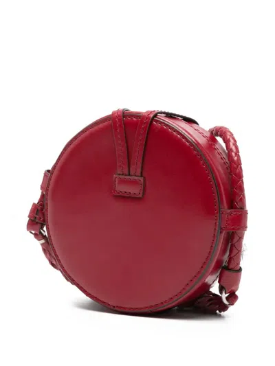 Isabel Marant Houna Tasseled Leather Shoulder Bag In Red