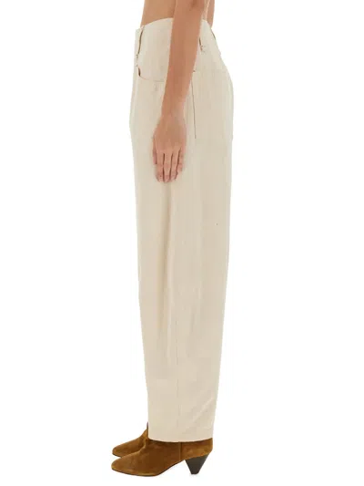 Isabel Marant Powder Trousers In Neutral