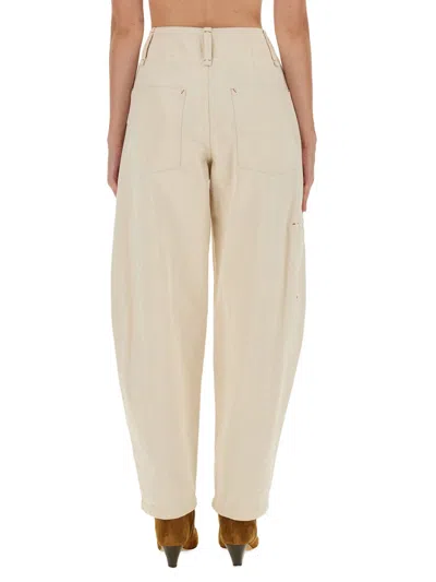 Isabel Marant Powder Trousers In Neutral