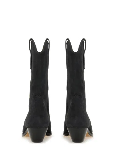 Isabel Marant Duerto Leather Boots In Black
