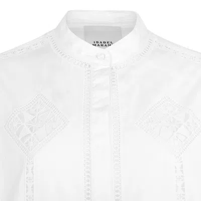 Isabel Marant White Poplin Soeline Shirt