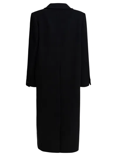 Ivy & Oak Ivy Oak Blue Virgin Wool Jacket In Black