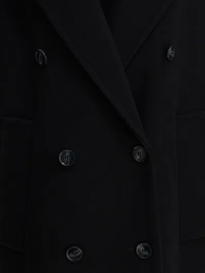 Ivy & Oak Ivy Oak Blue Virgin Wool Jacket In Black