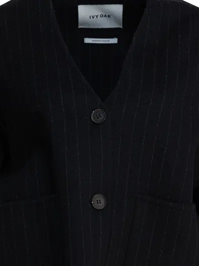 Ivy & Oak Ivy Oak Blue Rws Wool Jacket In Black