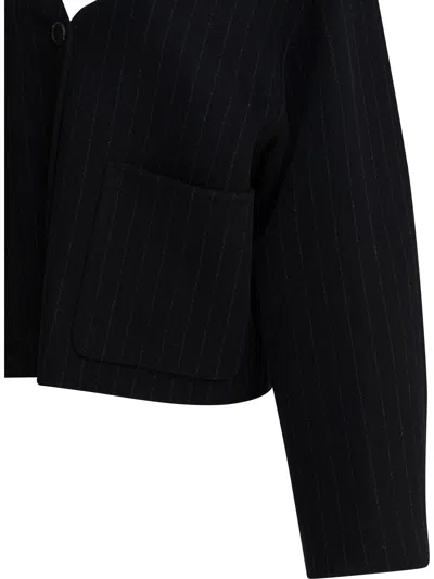 Ivy & Oak Ivy Oak Blue Rws Wool Jacket In Black